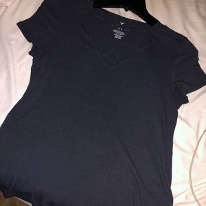 AE navy blue soft and sexy tee